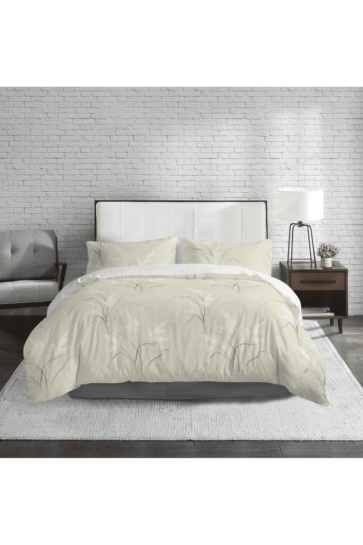 סט מצעים קינג סייז 200/200 ס"מ דגם REEDS 