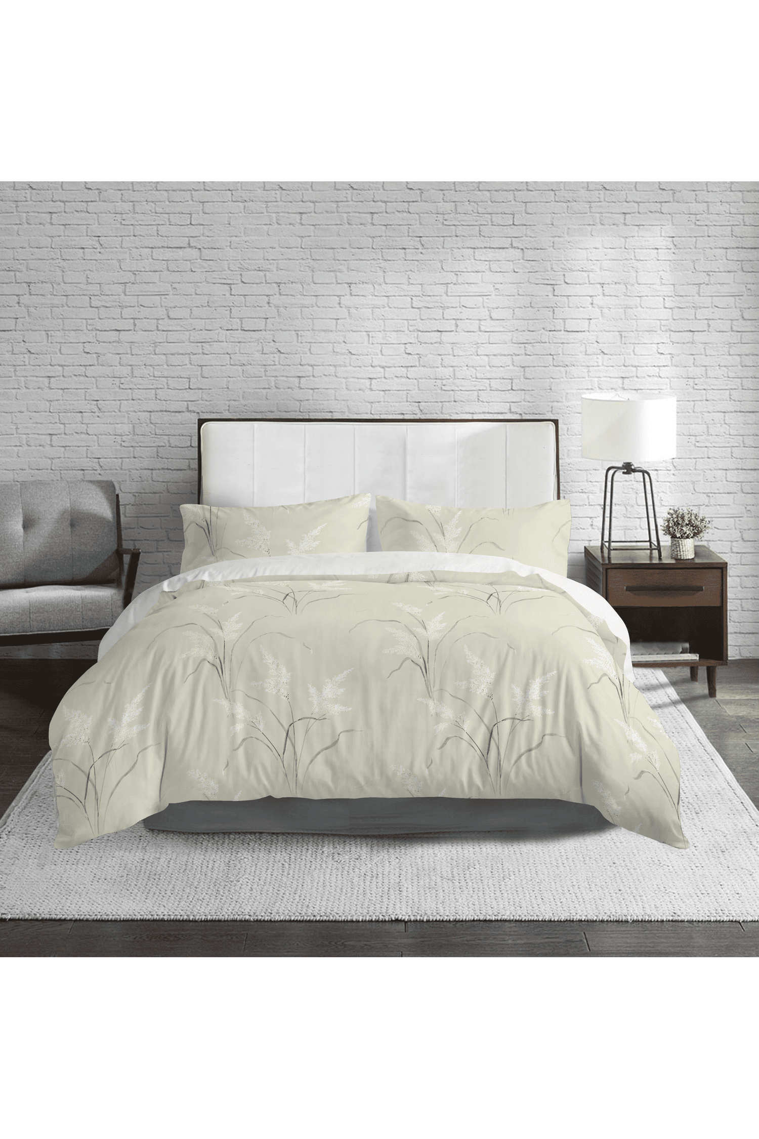 סט מצעים קינג סייז 200/200 ס"מ דגם REEDS 