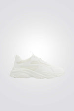 סניקרס צ'אנקי לגברים בצבע לבן