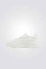 סניקרס צ'אנקי לגברים בצבע לבן