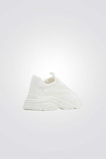 סניקרס צ'אנקי לגברים בצבע לבן