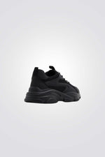 סניקרס צ'אנקי לגברים בצבע שחור