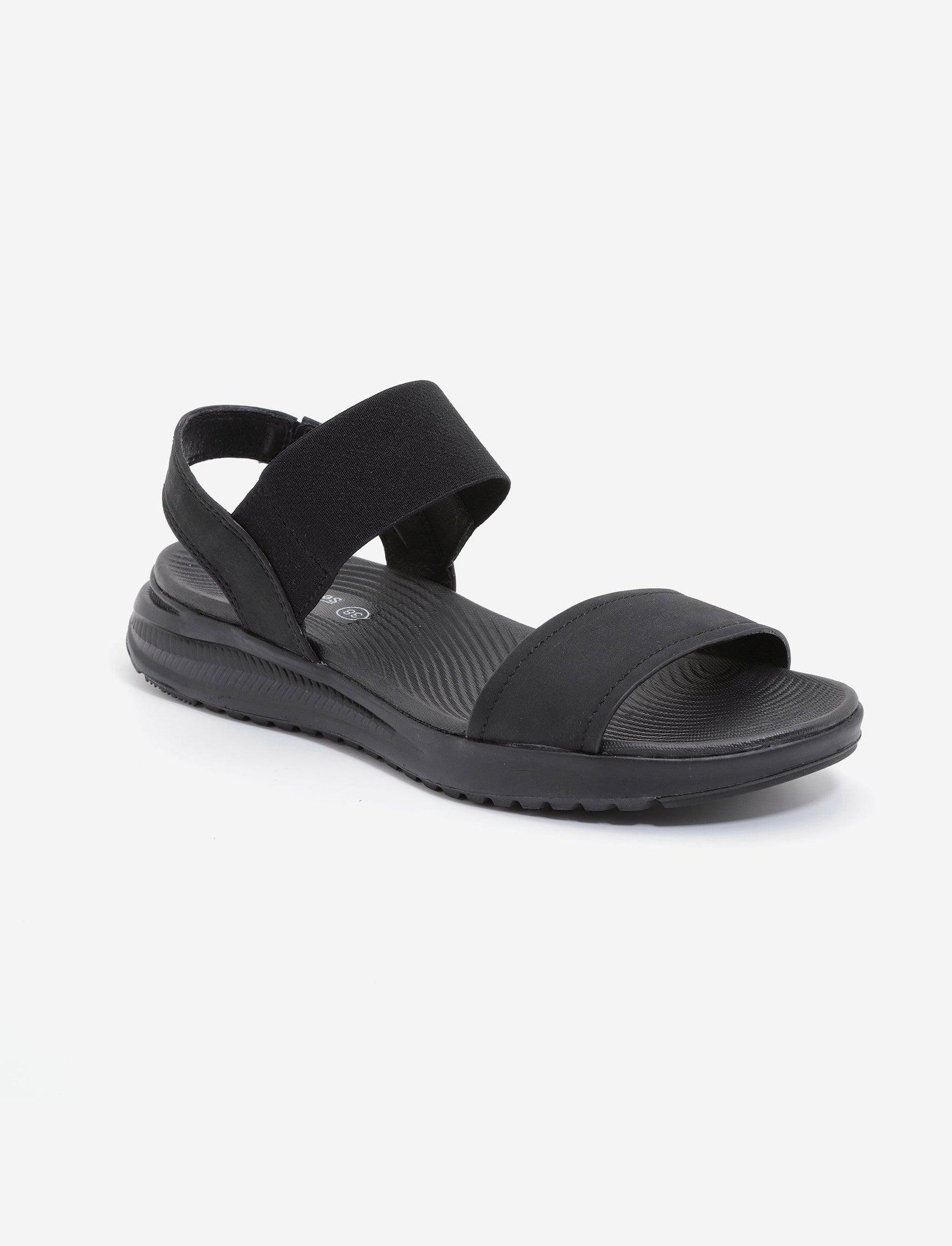 סנדלי ריקי לנשים בצבע שחור - MASHBIR//365