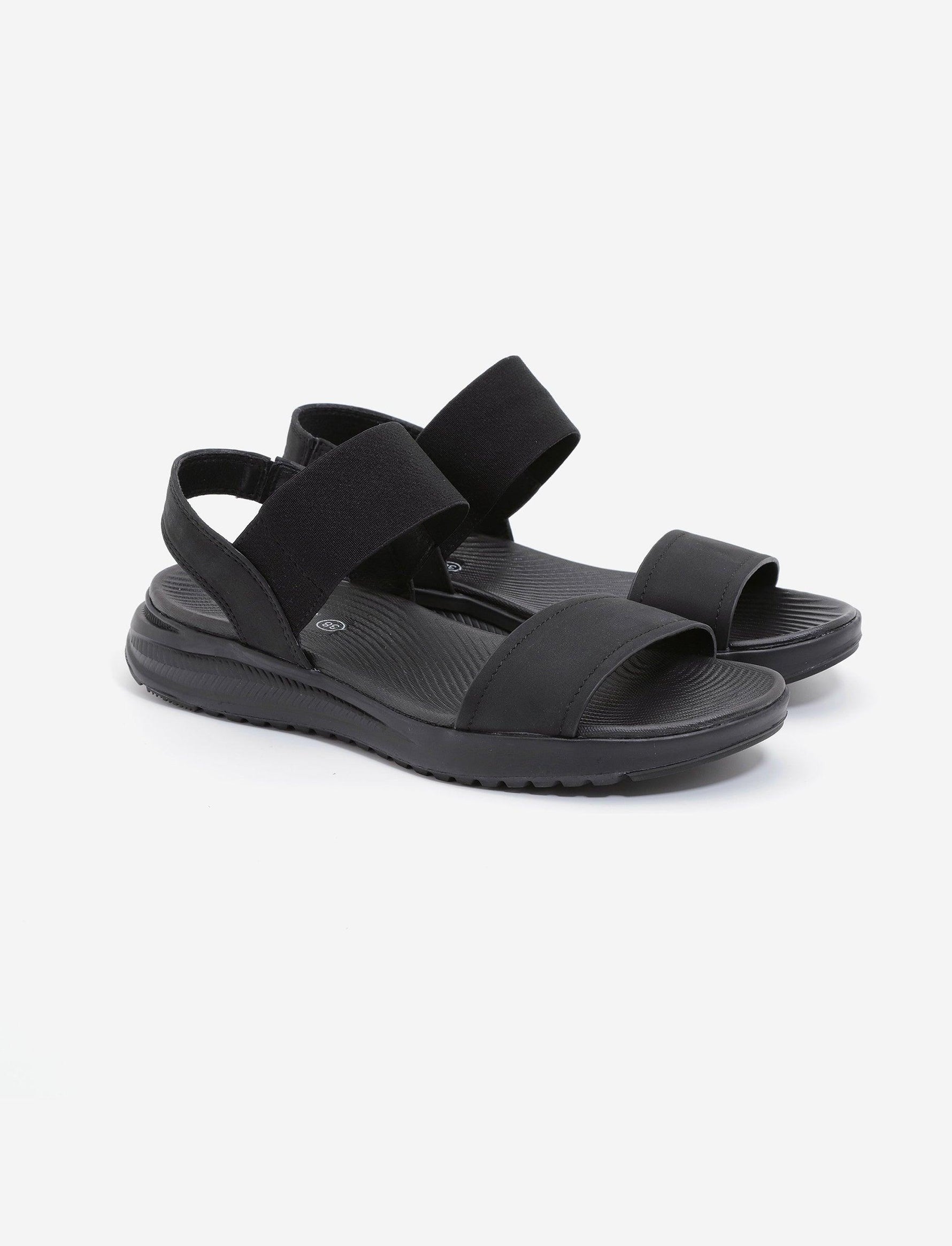 סנדלי ריקי לנשים בצבע שחור - MASHBIR//365