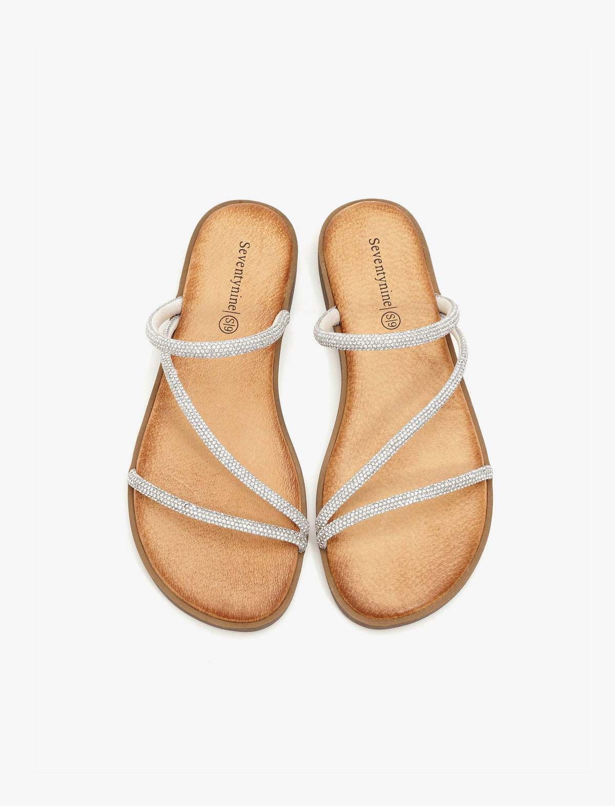 כפכף מנצנץ לנשים DANIELA בצבע כסף - MASHBIR//365