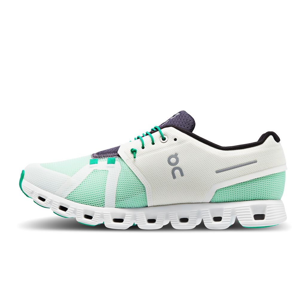 נעלי ספורט לגברים Cloud 5 Push Ivory בצבע לבן וירוק