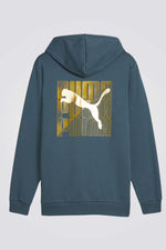 קפוצ'ון מבית המותג PUMA, בצבע שחור. עם ריצ'רץ' מעוצב בסגנון קלאסי עם הדפס המותג מקדימה ומאחורה. בעל כיס קדמי לשמירה על החפצים.