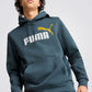 קפוצ'ון מבית המותג PUMA, בצבע כחול. מעוצב בסגנון קלאסי. בעל כיס קדמי לשמירה על החפצים. - 1