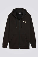 קפוצ'ון מבית המותג PUMA, בצבע שחור. עם ריצ'רץ' מעוצב בסגנון קלאסי עם הדפס המותג מקדימה ומאחורה. בעל כיס קדמי לשמירה על החפצים.