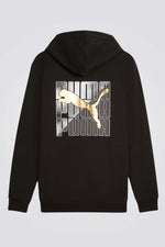 קפוצ'ון מבית המותג PUMA, בצבע שחור. עם ריצ'רץ' מעוצב בסגנון קלאסי עם הדפס המותג מקדימה ומאחורה. בעל כיס קדמי לשמירה על החפצים.