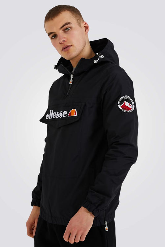 סווטשירט קפוצון מבית המותג ELLESSE, בעל סגירת רוכסן בצווארון והדפס המותג בחזית.