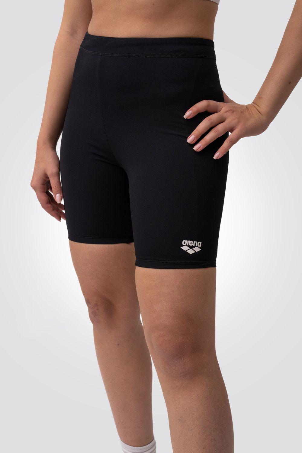 טייץ שחייה קצר לנשים בצבע שחור - MASHBIR//365