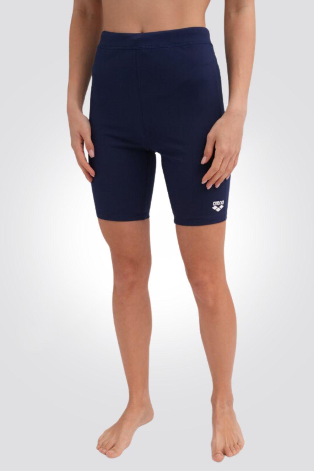 טייץ שחייה קצר לנשים בצבע נייבי - MASHBIR//365