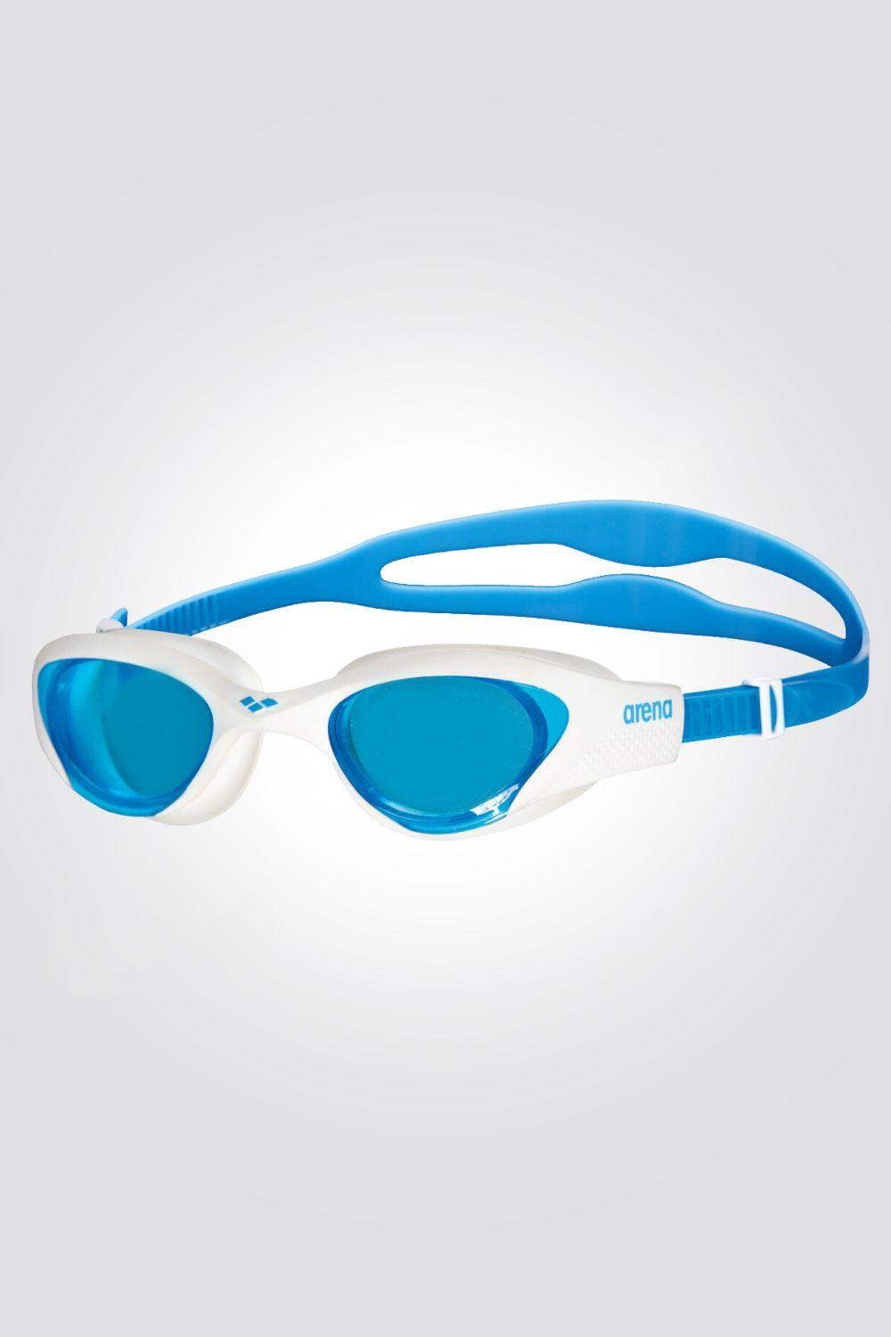 משקפת שחייה ONE בצבע לבן ותכלת - MASHBIR//365