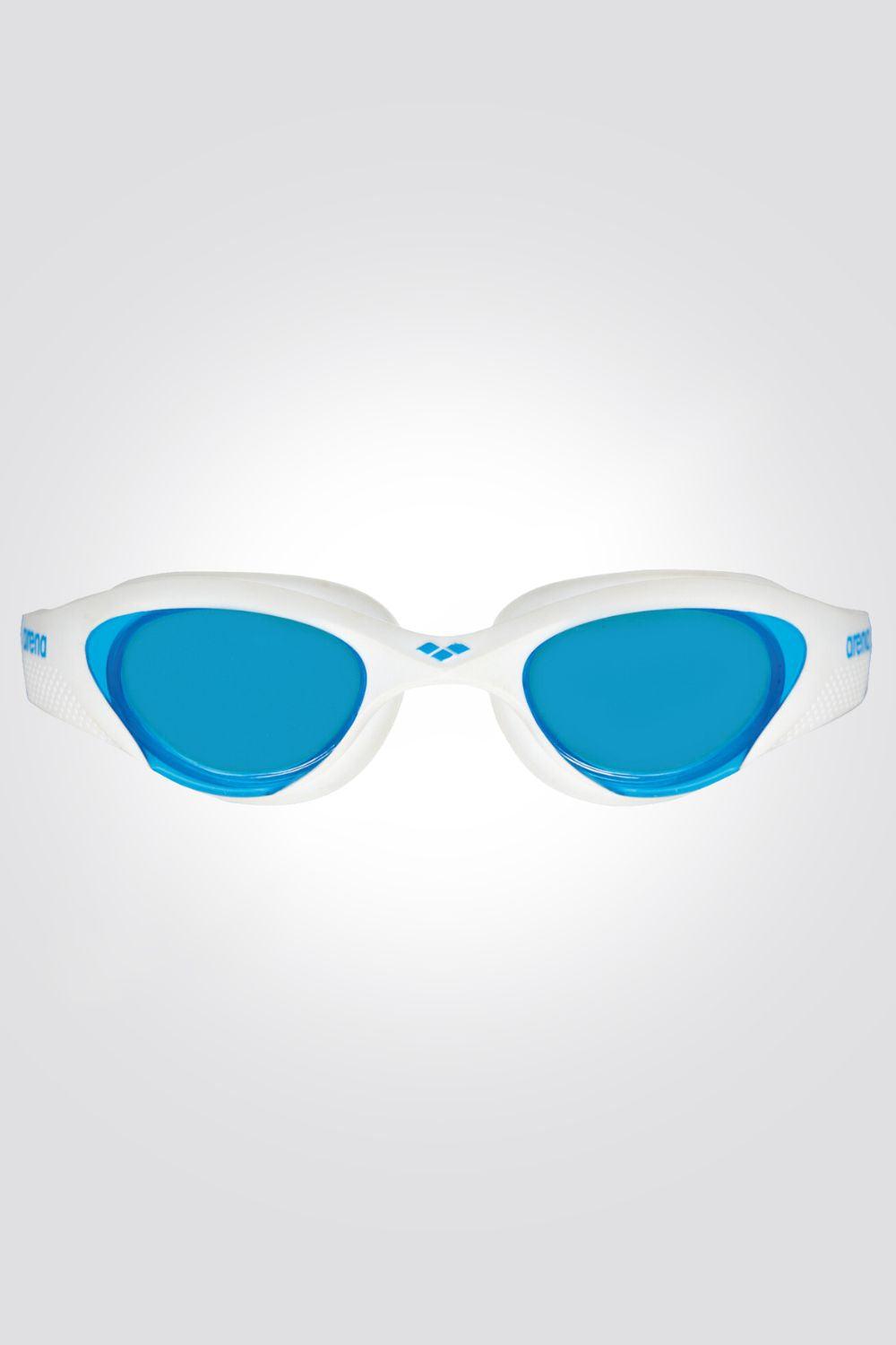 משקפת שחייה ONE בצבע לבן ותכלת - MASHBIR//365