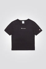 טישירט קצרה לנשים בצבע שחור - MASHBIR//365