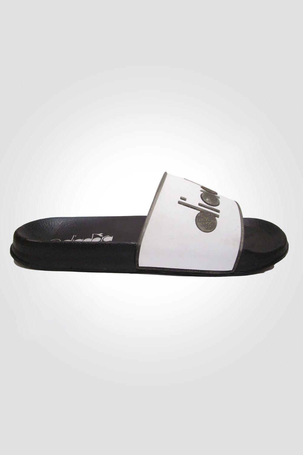 כפכף סלייד לנשים בצבע שחור ולבן - MASHBIR//365