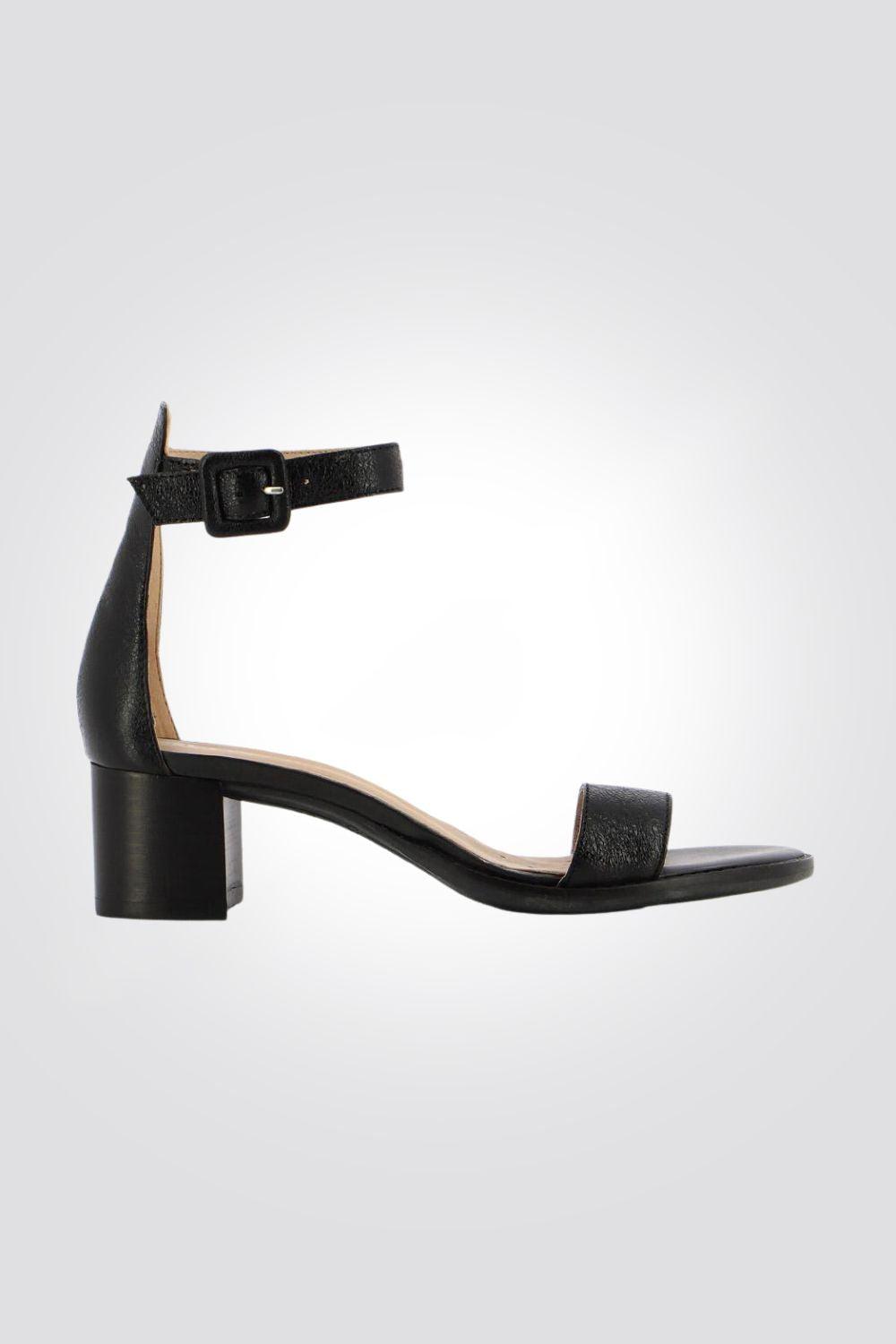 סנדלי עקב רצועה שחורה - MASHBIR//365