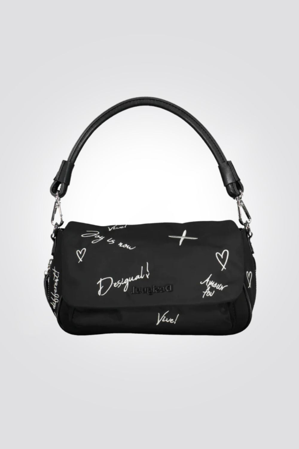 תיק צד בצבע שחור