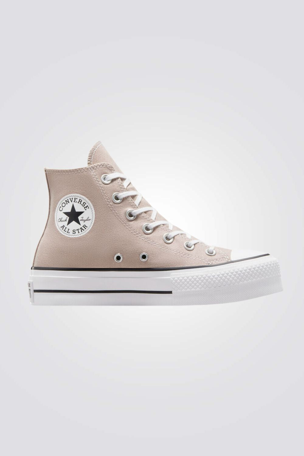 סניקרס גבוהות לנשים Chuck Taylor All Star Lift Platform בצבע בז'