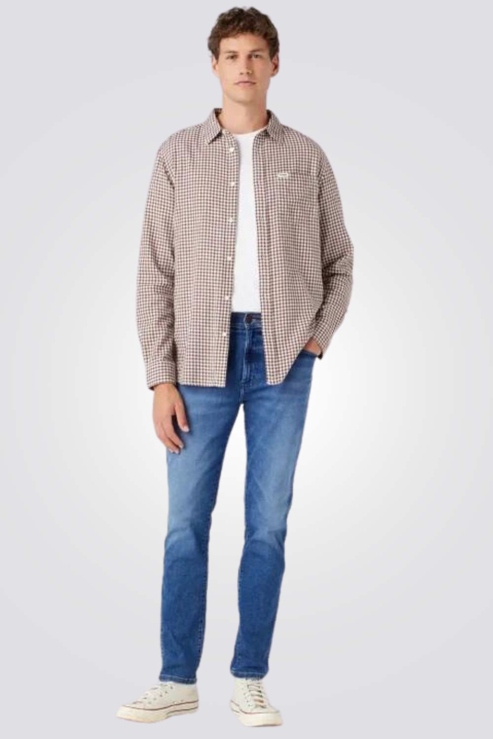 ג’ינס LARSTON בגזרה צרה בצבע כחול