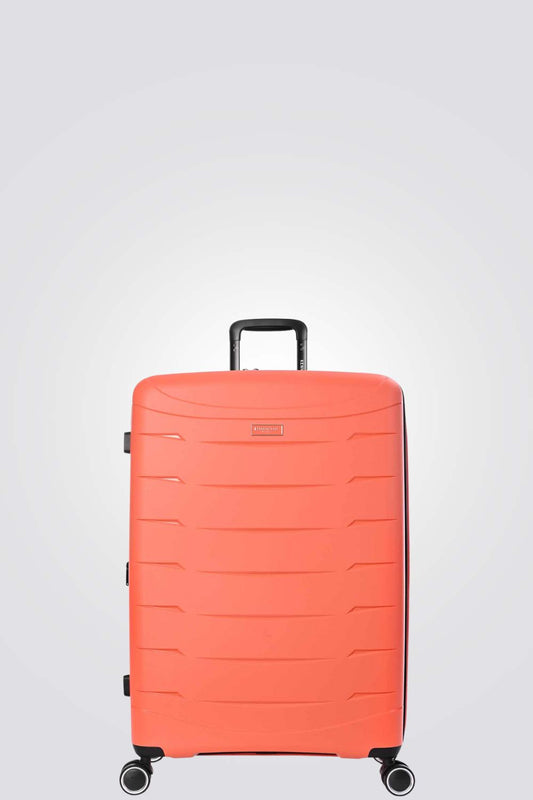מזוודה קשיחה בינונית 24'' ESSENTIAL בצבע כתום