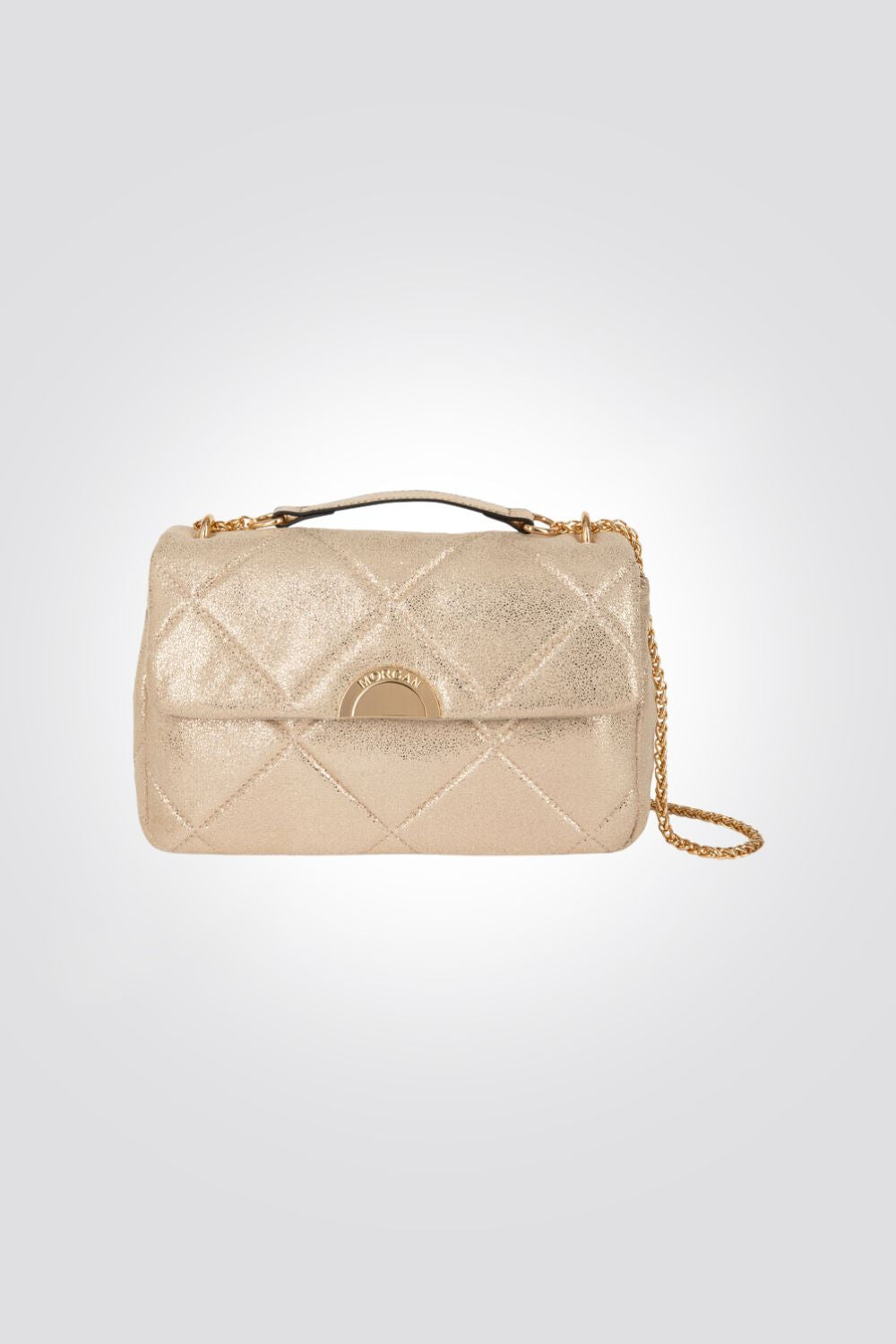 תיק קלאץ' בצבע זהב