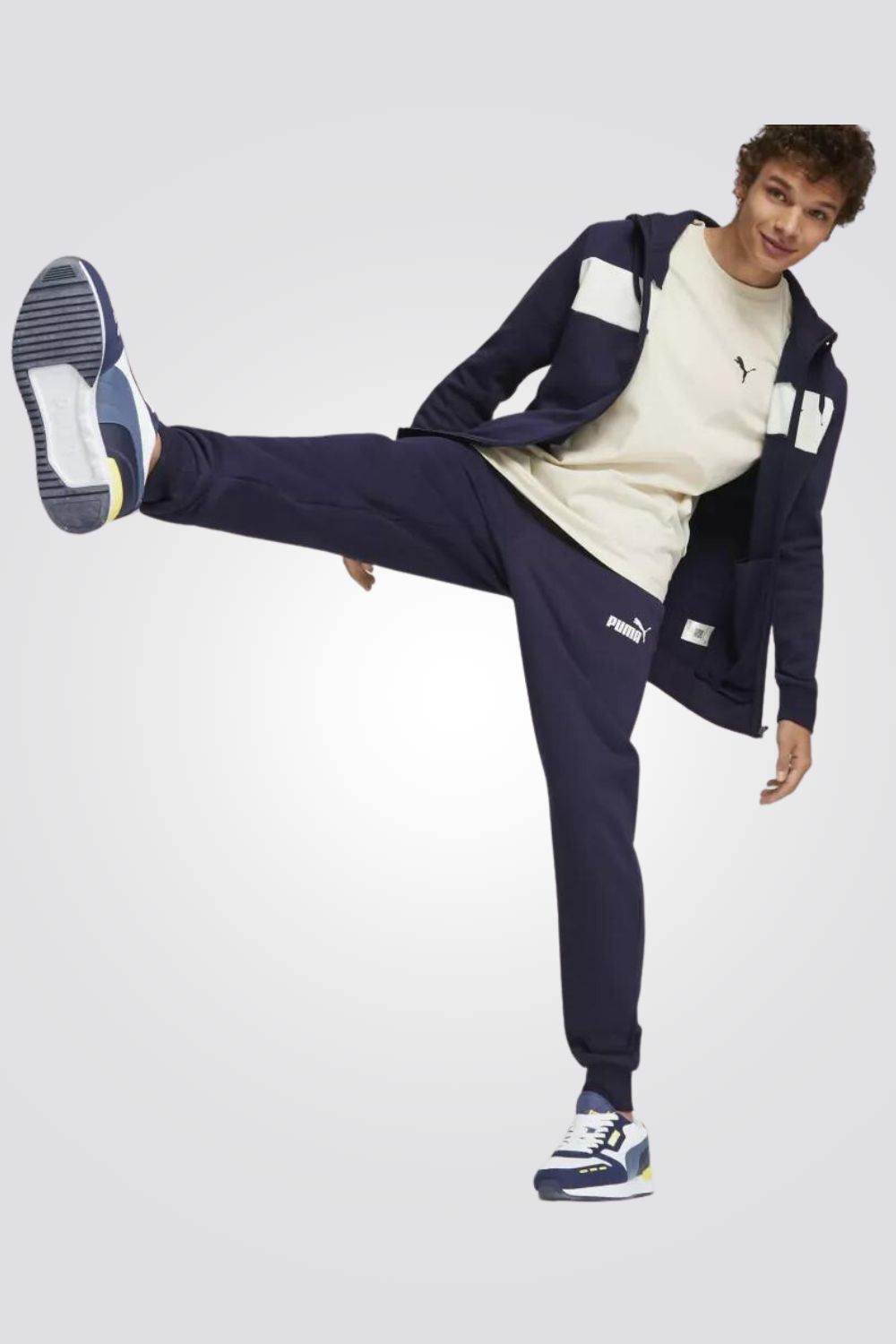 חליפת ספורט לגברים FZ Panel בצבע נייבי