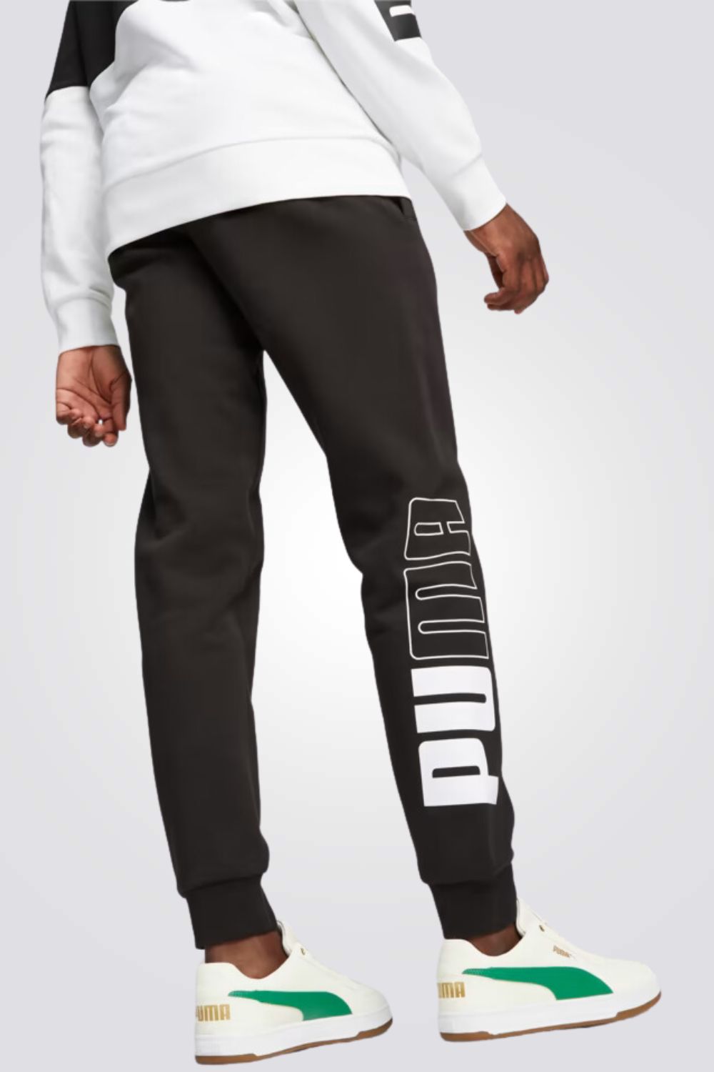 מכנסיים ארוכים לגברים POWER בצבע שחור