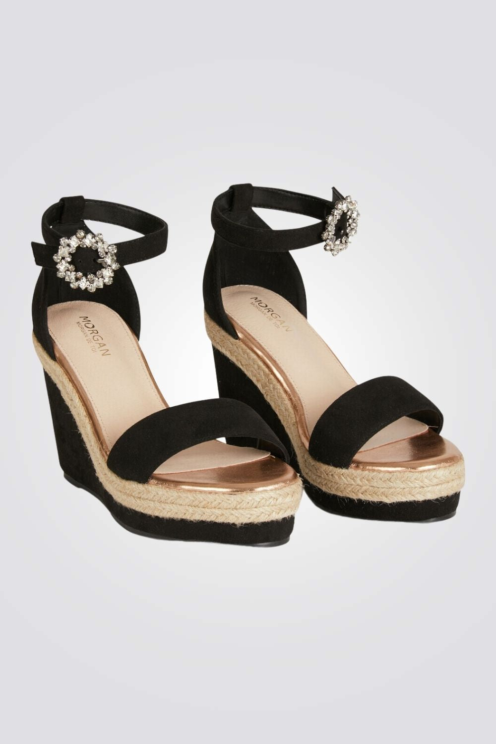 סנדל פלטפורמה בצע שחור