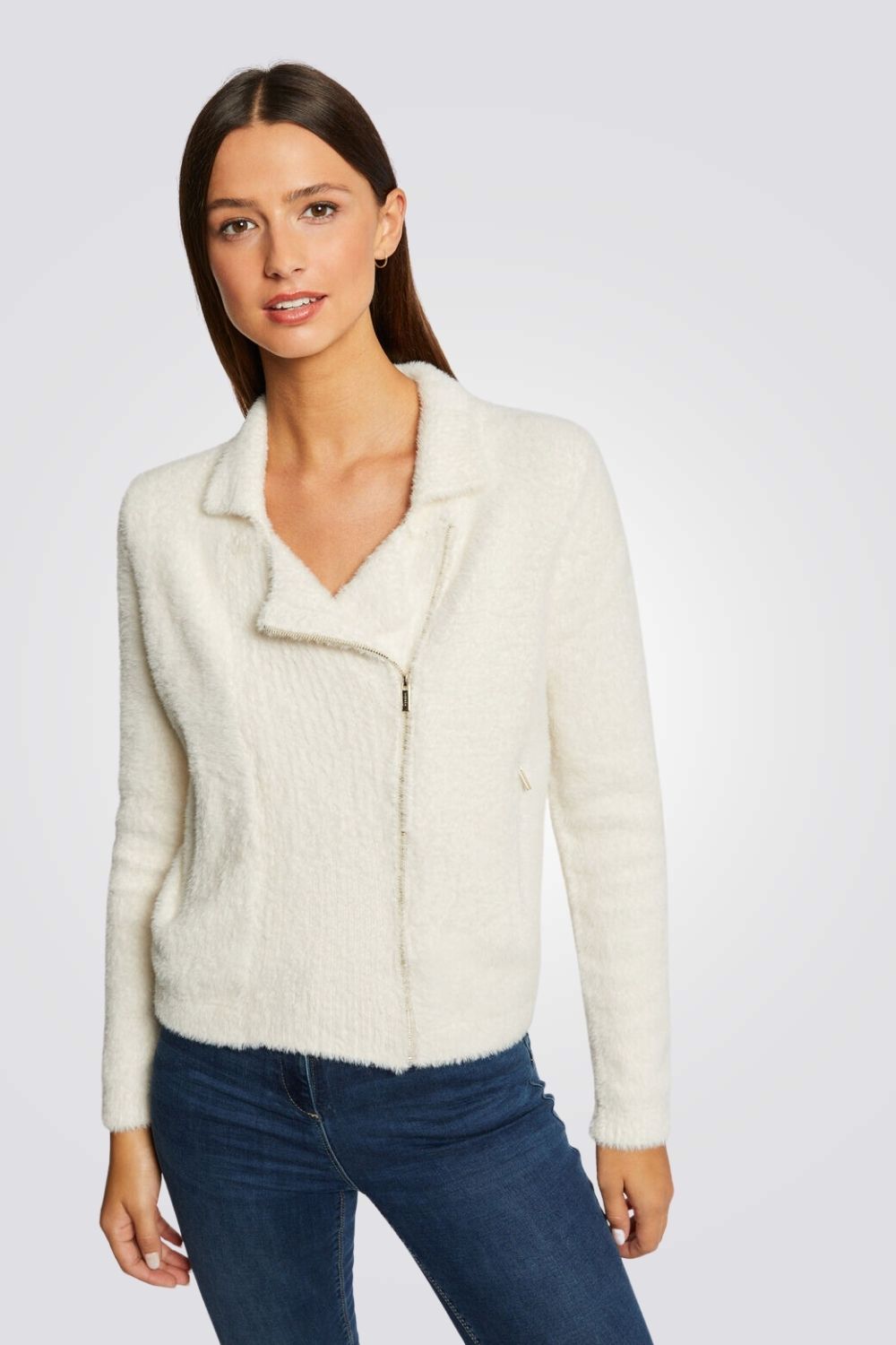 קרדיגן נשים בצבע אבן