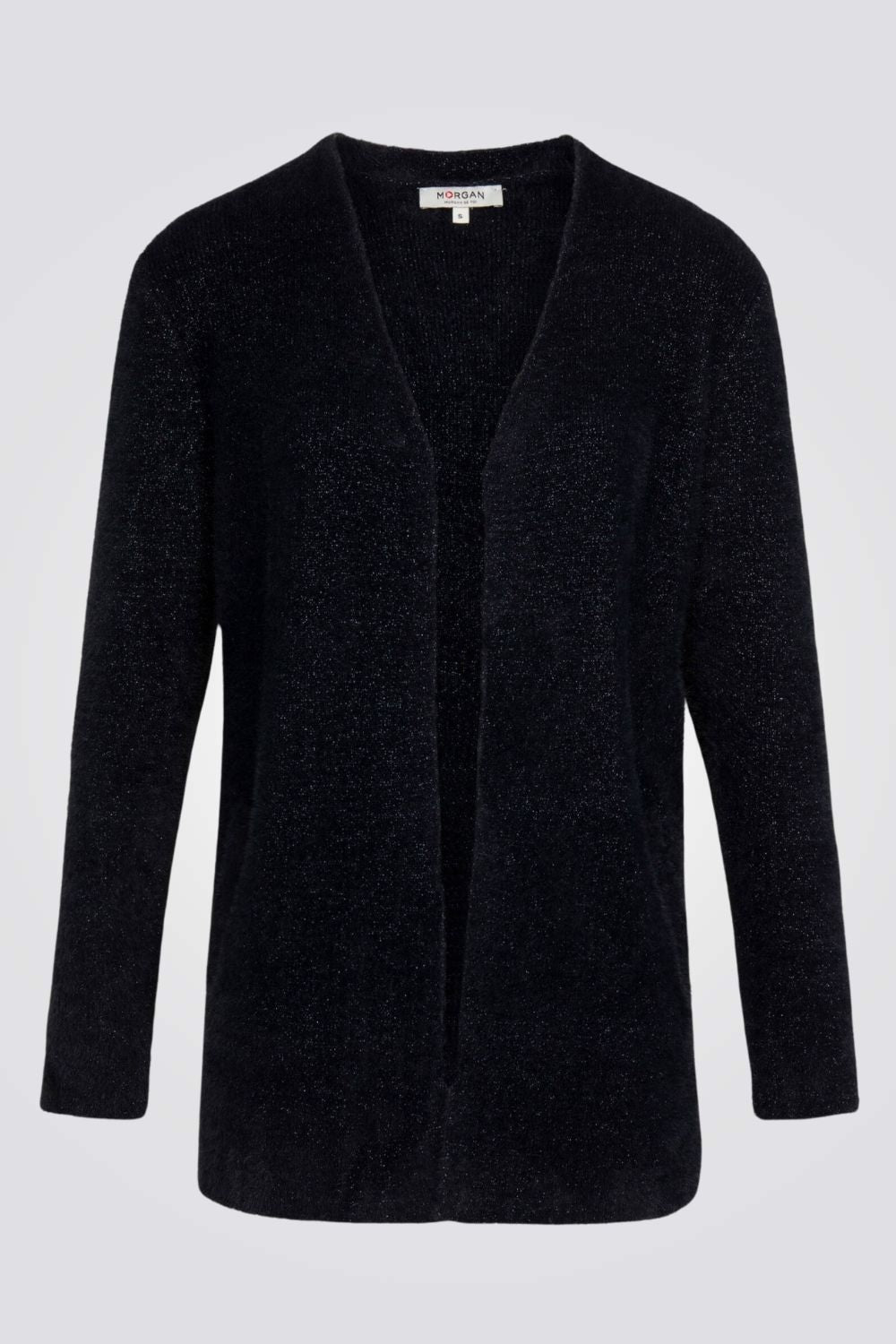 קרדיגן פרווה בצבע שחור