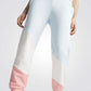 מכנסיים ארוכים לנשים POWER Cat Pants בצבע תכלת וורוד - 1