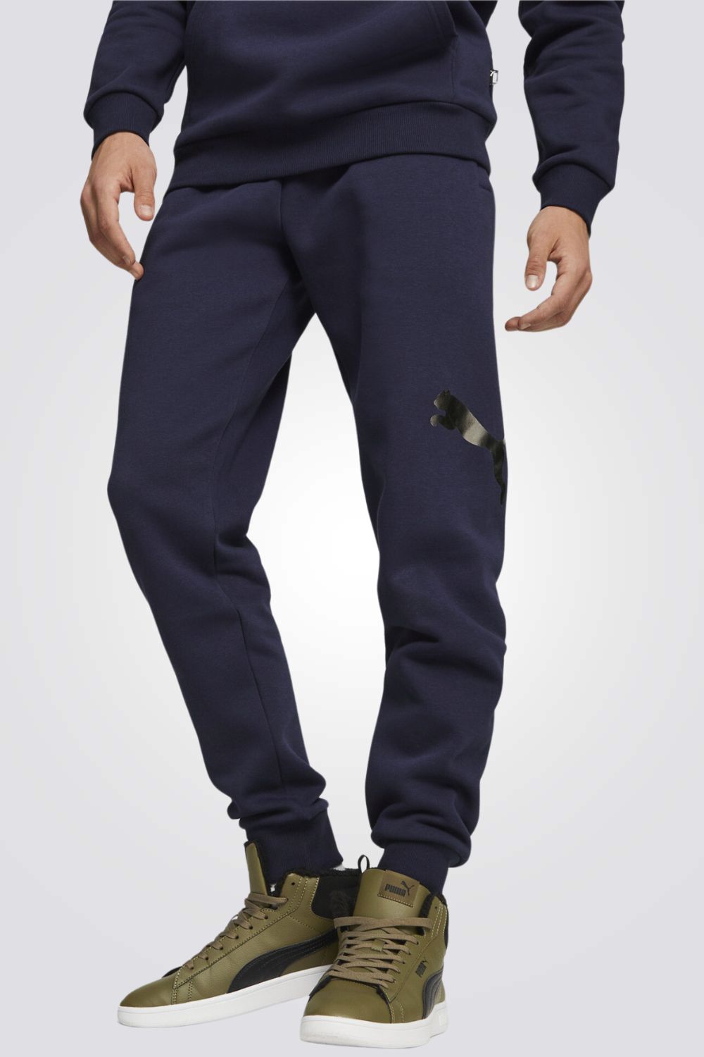 מכנסיים ארוכים לגברים  ESS+ LAB בצבע נייבי