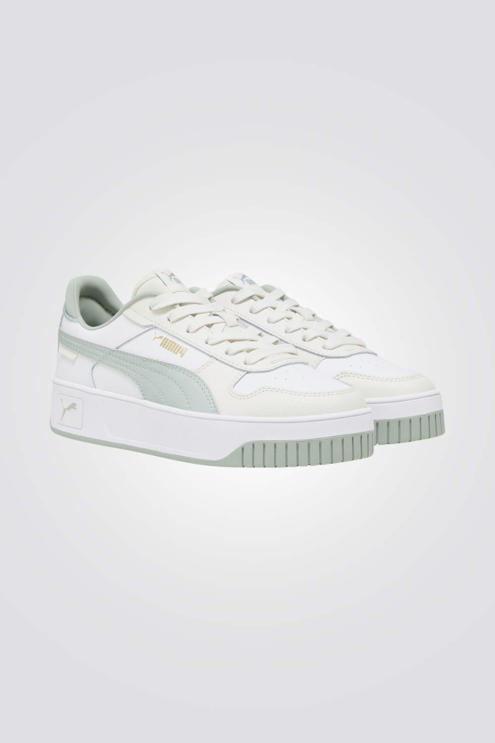 סניקרס לנשים Carina Street בצבע ירוק ולבן