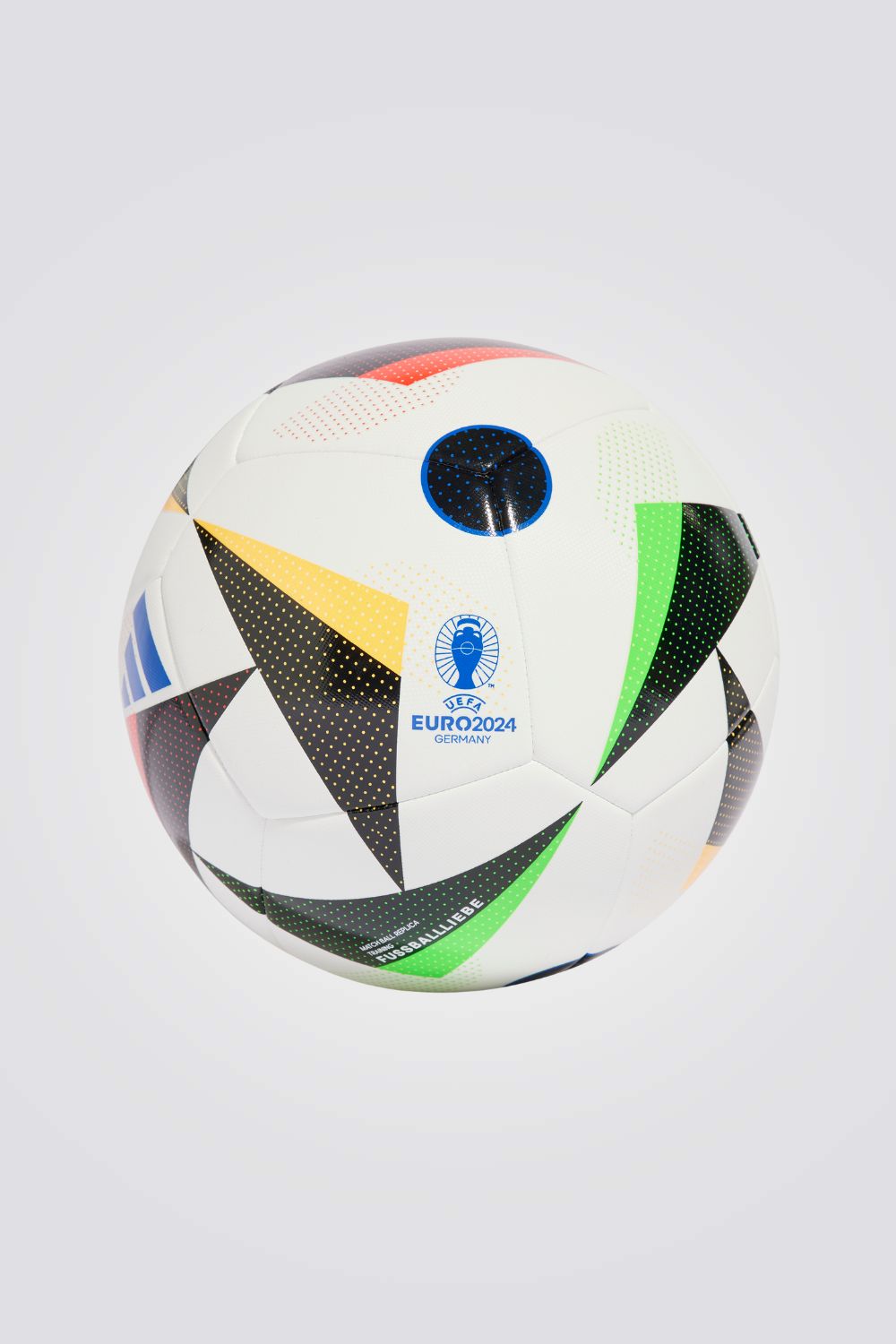 כדורגל EURO 24 TRAINING בצבע לבן שחור ואדום