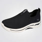 נעלי ספורט לנשים Stretch Fit Knit Slip On בצבע שחור - 3