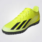 נעלי קטרגל לגברים X CRAZYFAST CLUB TF בצבע צהוב זוהר ושחור - 3