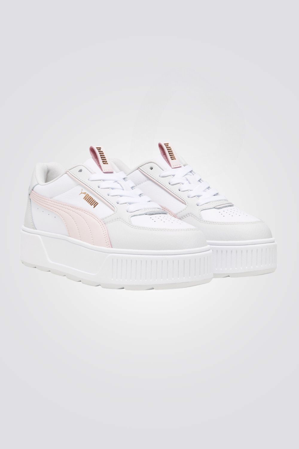 סניקרס נשים Karmen Rebelle בצבע לבן וורוד