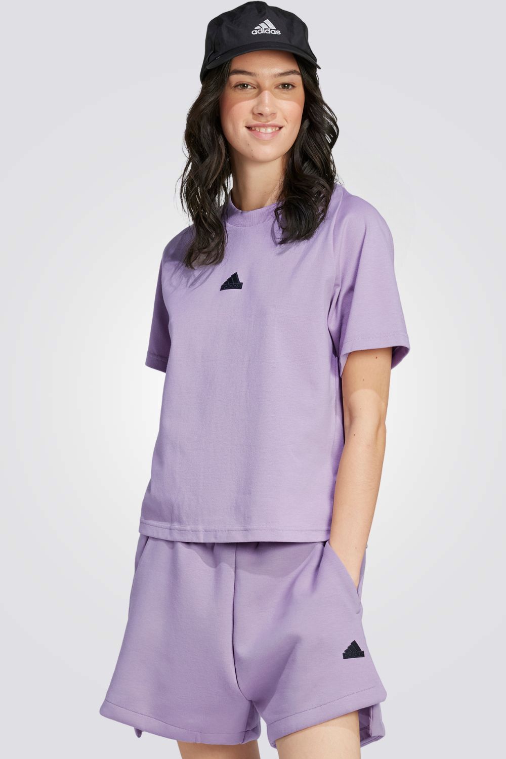 טישירט לנשים Z.N.E. בצבע סגול לילך