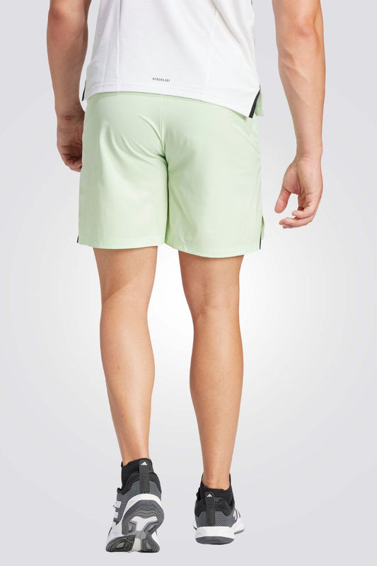 מכנסיים קצרים לגברים DESIGNED FOR TRAINING בצבע ירוק זוהר