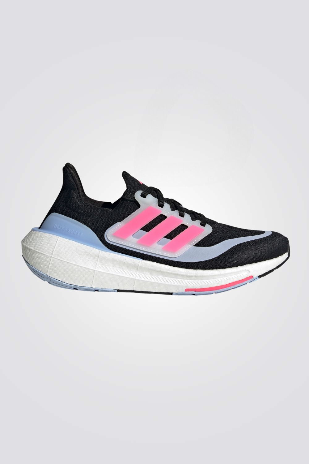 נעלי ספורט לנשים ULTRABOOST LIGHT בצבע שחור ורוד ותכלת