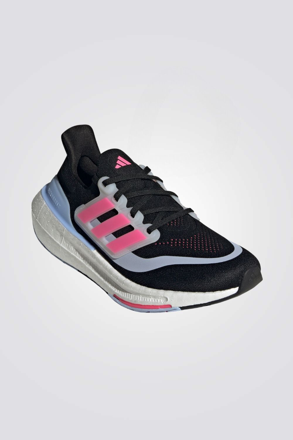 נעלי ספורט לנשים ULTRABOOST LIGHT בצבע שחור ורוד ותכלת