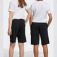 מכנסיים קצרים לנוער ESSENTIALS BIG LOGO בצבע שחור ולבן - 2