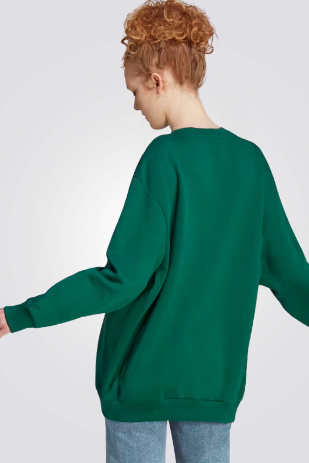 סווטשירט לנשים ALL SZN בצבע ירוק