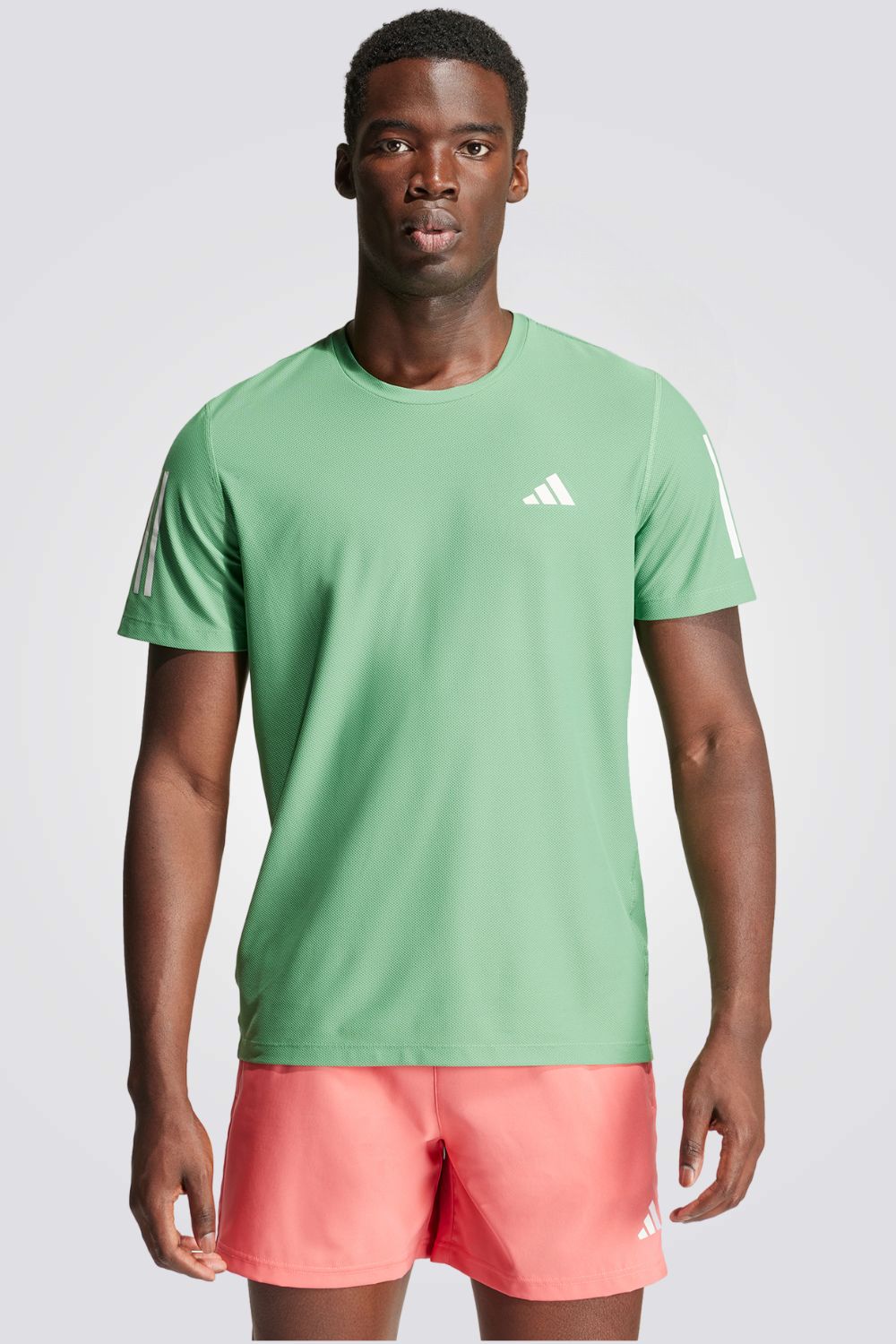 טישירט לגברים OWN THE RUN בצבע ירוק בהיר