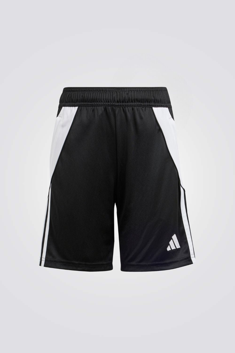 מכנסיים קצרים לילדים TIRO 24 בצבע שחור ולבן