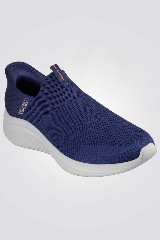 נעלי ספורט לגברים Ultra Flex 3.0 Smooth בצבע כחול ולבן