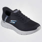 נעלי ספורט לנשים HANDS FREE SLIP-INS: GO WALK FLEX בצבע שחור ולבן - 2
