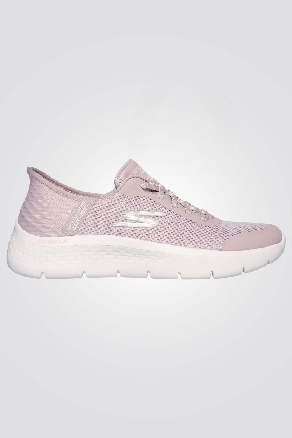 נעלי ספורט לנשים HANDS FREE SLIP-INS: GO WALK FLEX בצבע ורוד ולבן